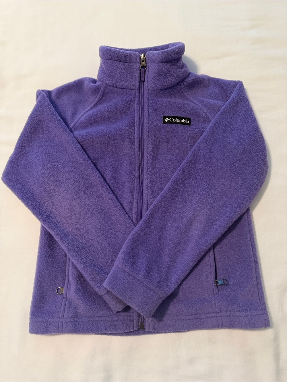 Columbia Lavender Full-Zip Fleece Jacket